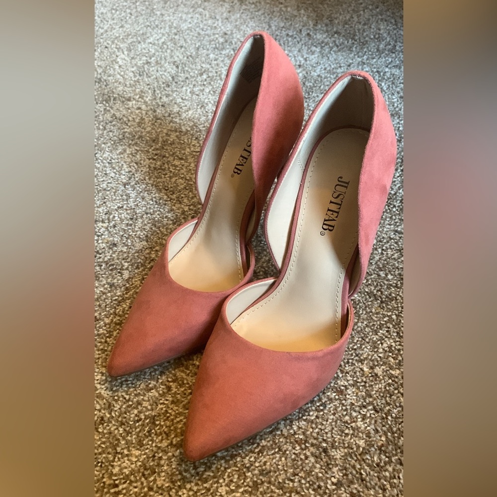 Pink Mauve heels from Justfab